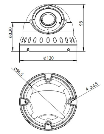 Камера TopVision LIRDNTHTC200F 2mp 2.8-12мм Камера TopVision LIRDNTHTC200F 2mp 2.8-12мм